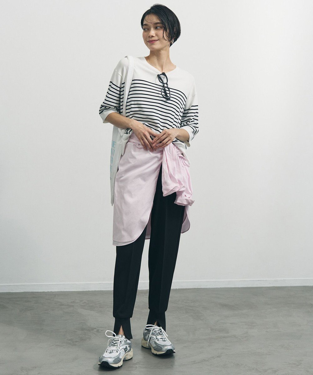 UNFILO L スゴ機能美ニット ハーフスリーブ 