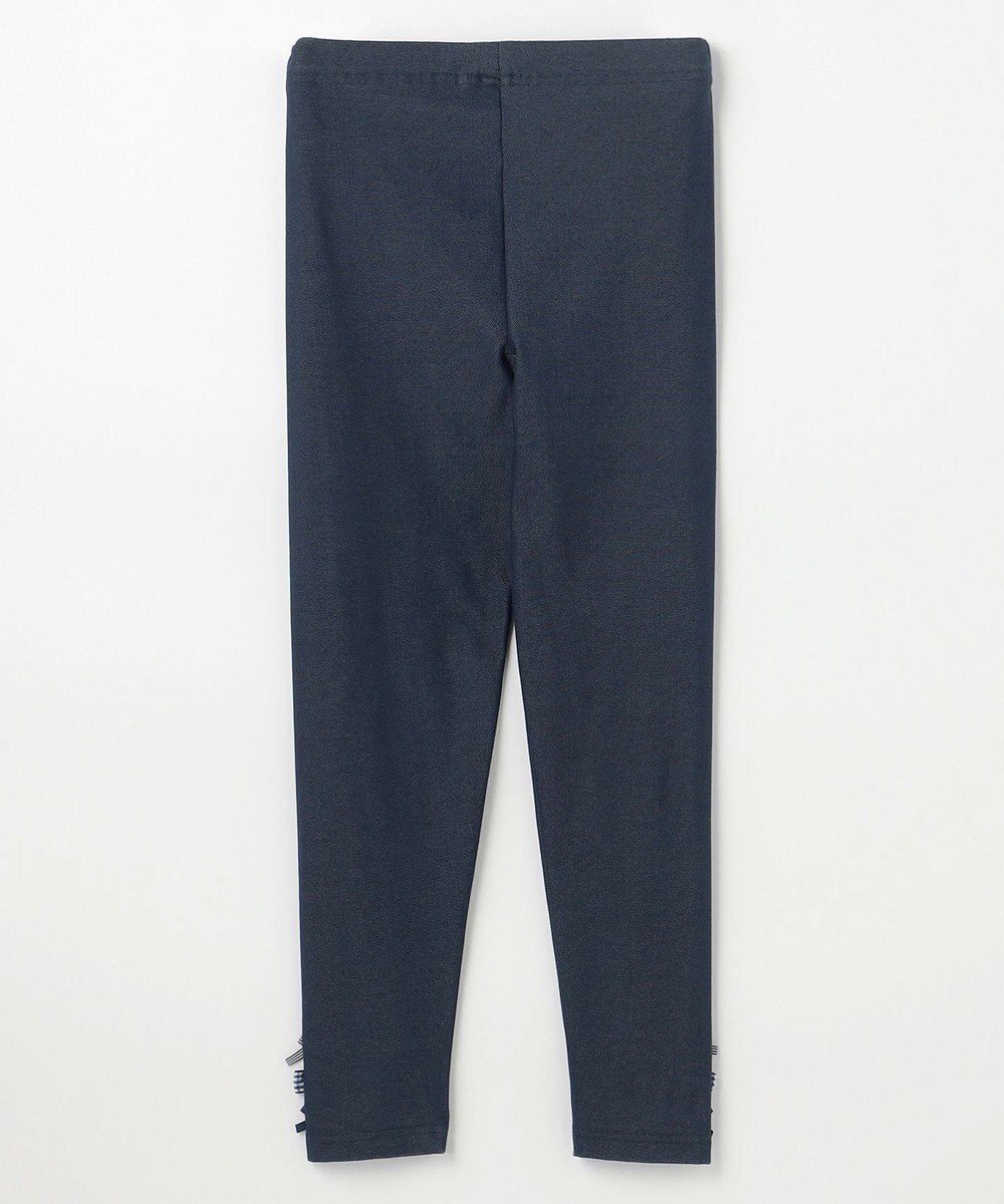 ANY KIDS 裾リボン 無地レギンス 