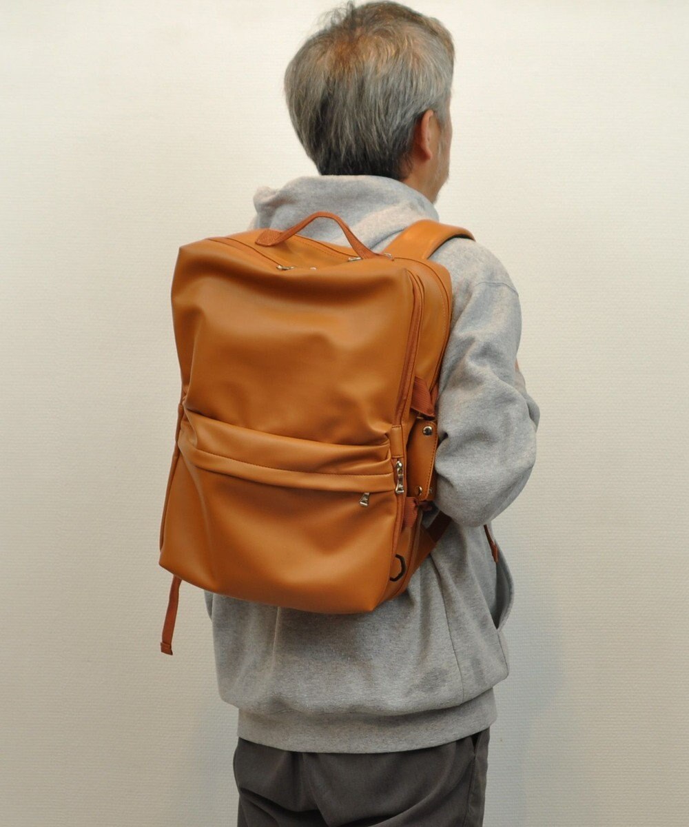 UNBILLION Otias スムースタイプ合皮ビジカジ３WAYバッグ 