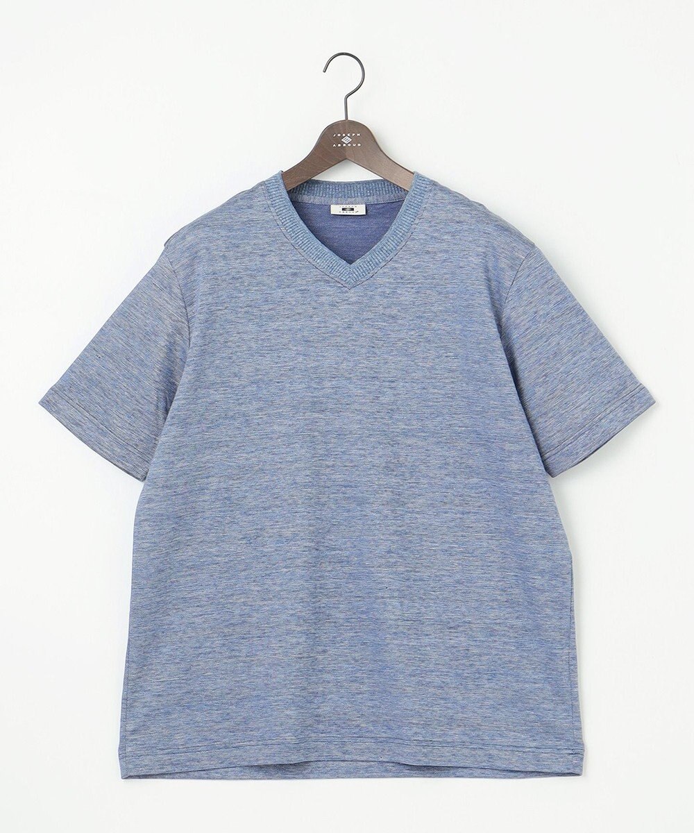 JOSEPH ABBOUD 【キングサイズ・吸水速乾】リネンハニカムTシャツ 