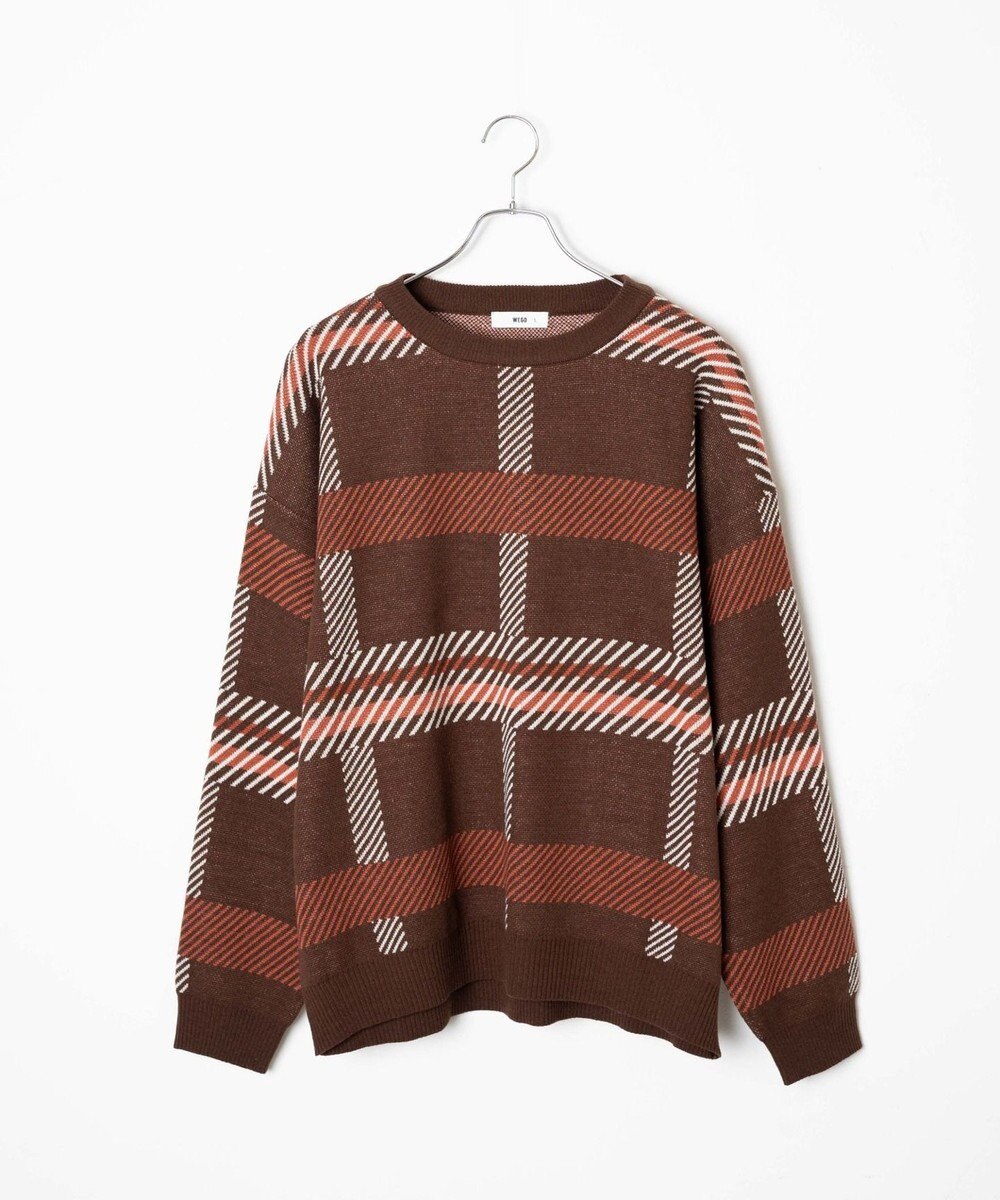 WEGO ルーズフィット総柄プルオーバー 