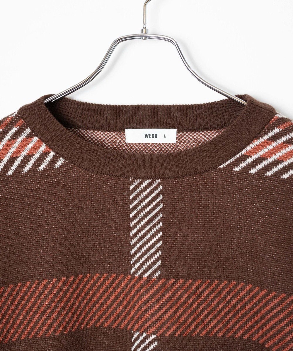WEGO ルーズフィット総柄プルオーバー 