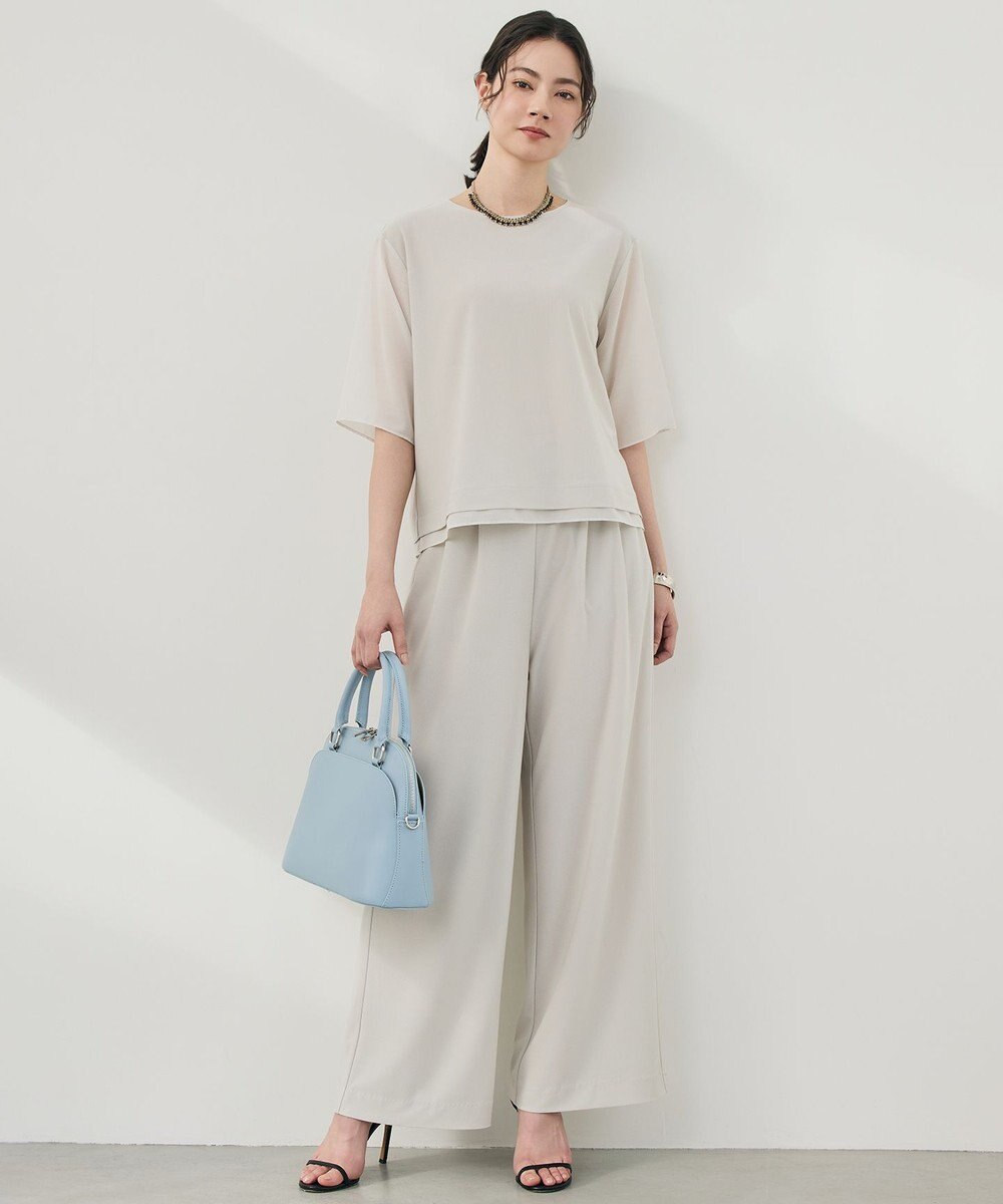 自由区 ストレッチアムンゼン Tブラウス 