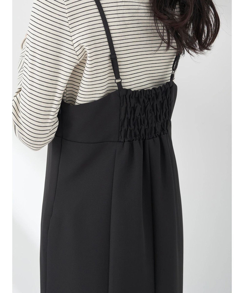 earth music&ecology バックスリットＩラインキャミワンピース 