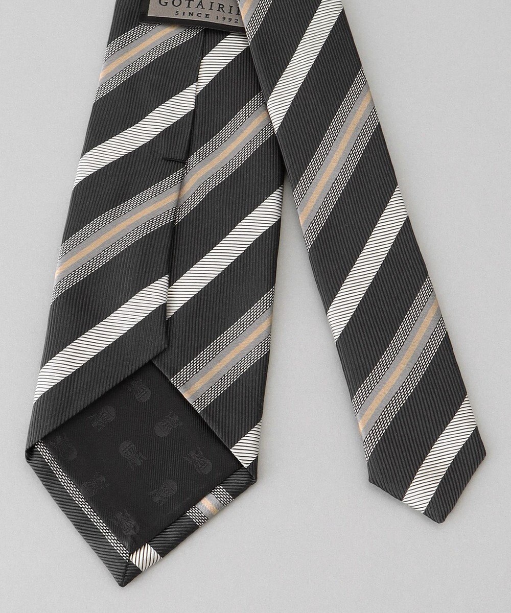 GOTAIRIKU GOTAIRIKU別注【日本製】シルク ネクタイ_レジメンタル 