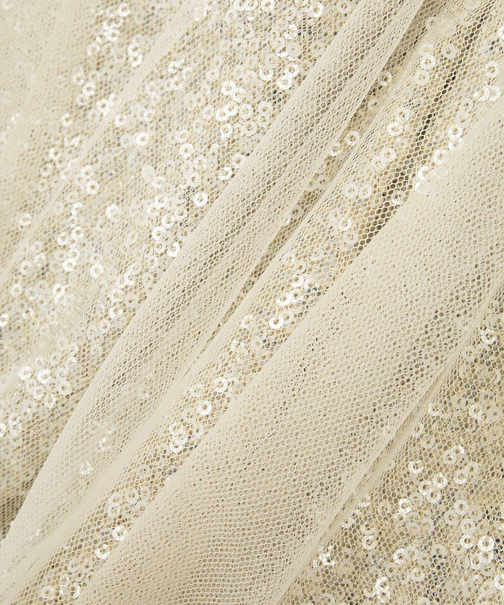 YECCA VECCA スパンコール×チュールスカート 