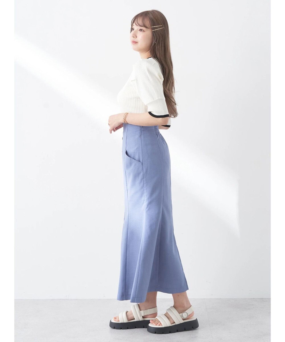 earth music&ecology フロントボタンマーメイドスカート 