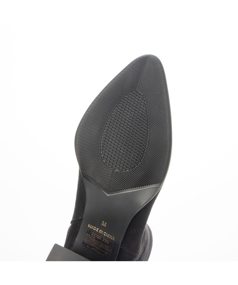 MODE ET JACOMO <carino>【レイン対応】ポインテッドフレアヒールブーツ 