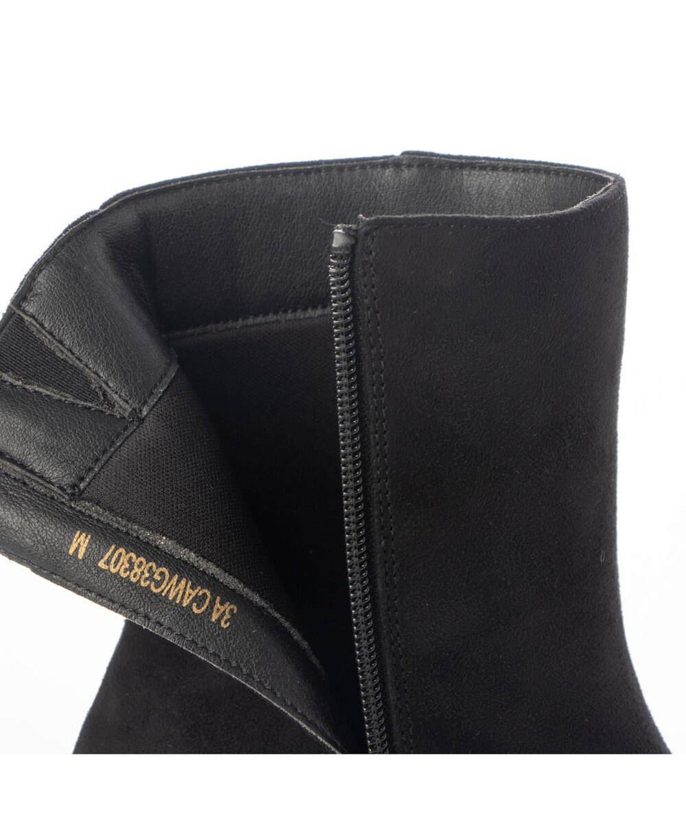 MODE ET JACOMO <carino>【レイン対応】ポインテッドフレアヒールブーツ 