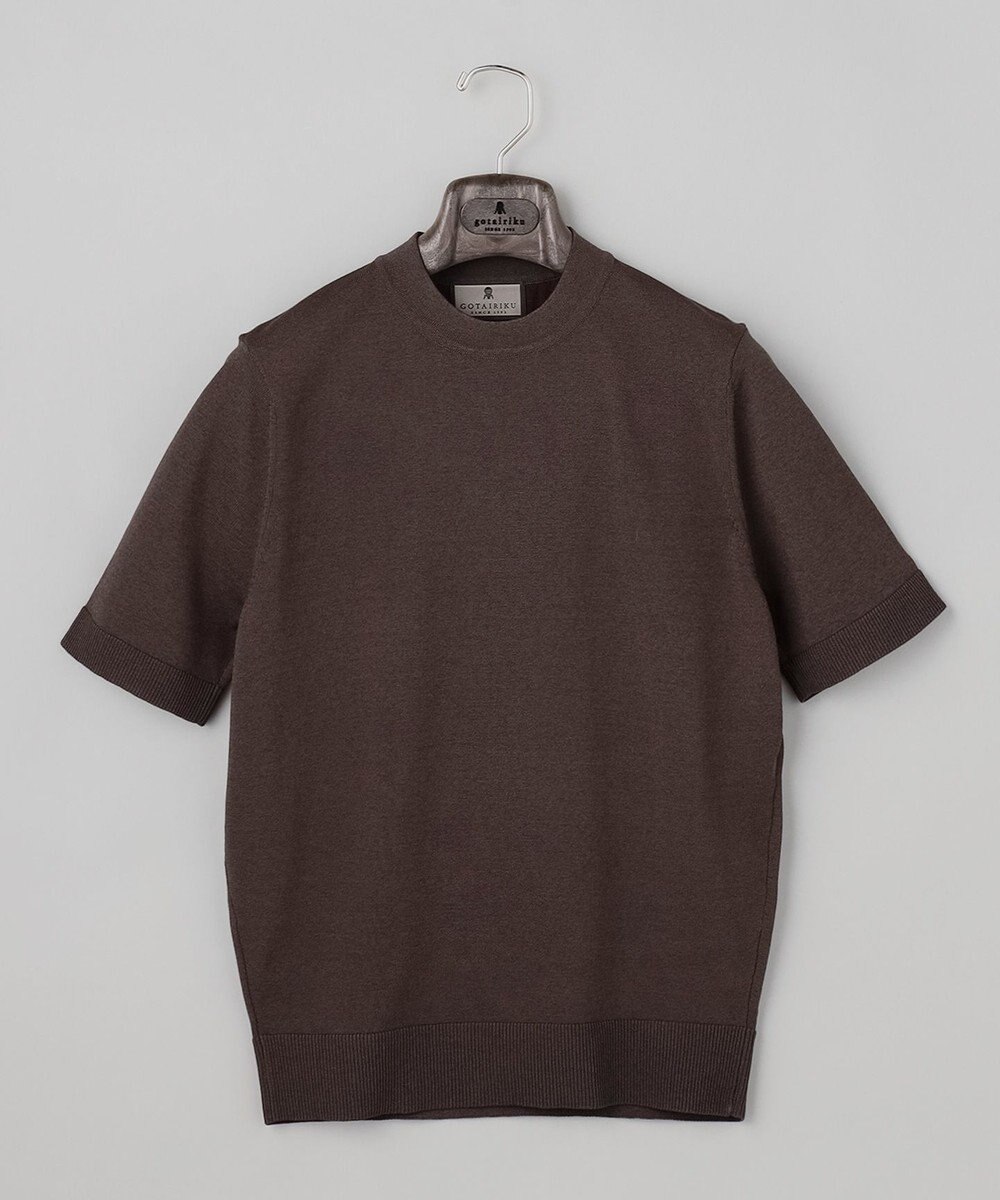 GOTAIRIKU 綿とポリのいいとこどり【洗濯機可】テーラード DRESS BIZ ニットTシャツ 