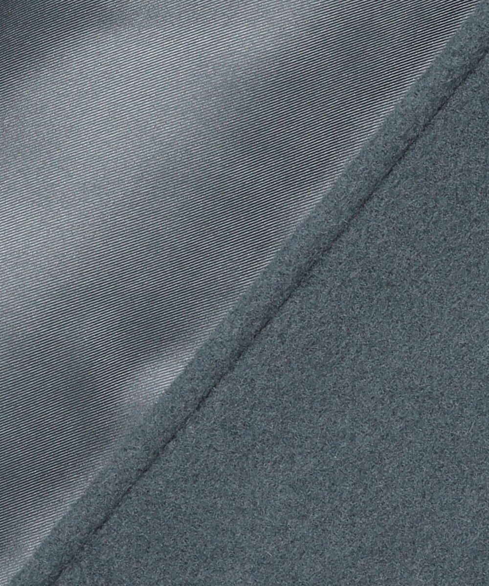 J.PRESS LADIES ショートビーバー ミディ丈 スタンドカラー コート 