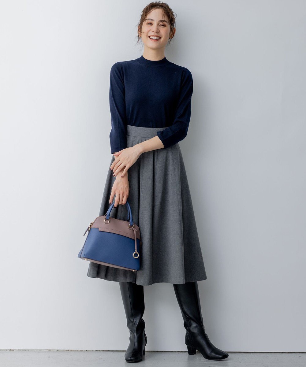 組曲 【ショルダーベルト付き】ボストンハンド バッグ 