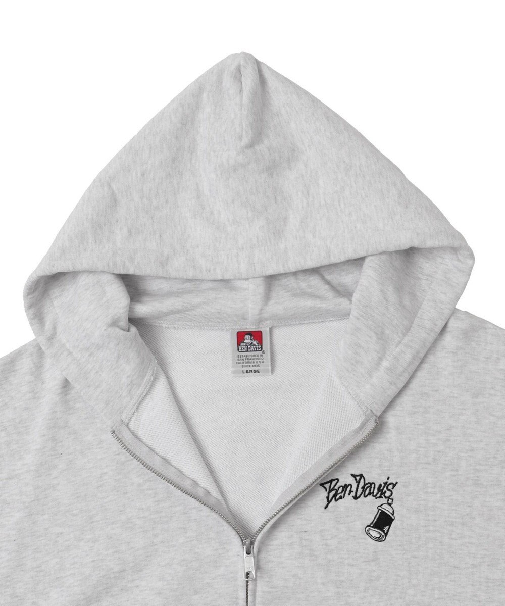 WEGO 【ユニセックス着用ITEM/MLサイズ展開】別注BENDAVISグラフィックジップパーカー 