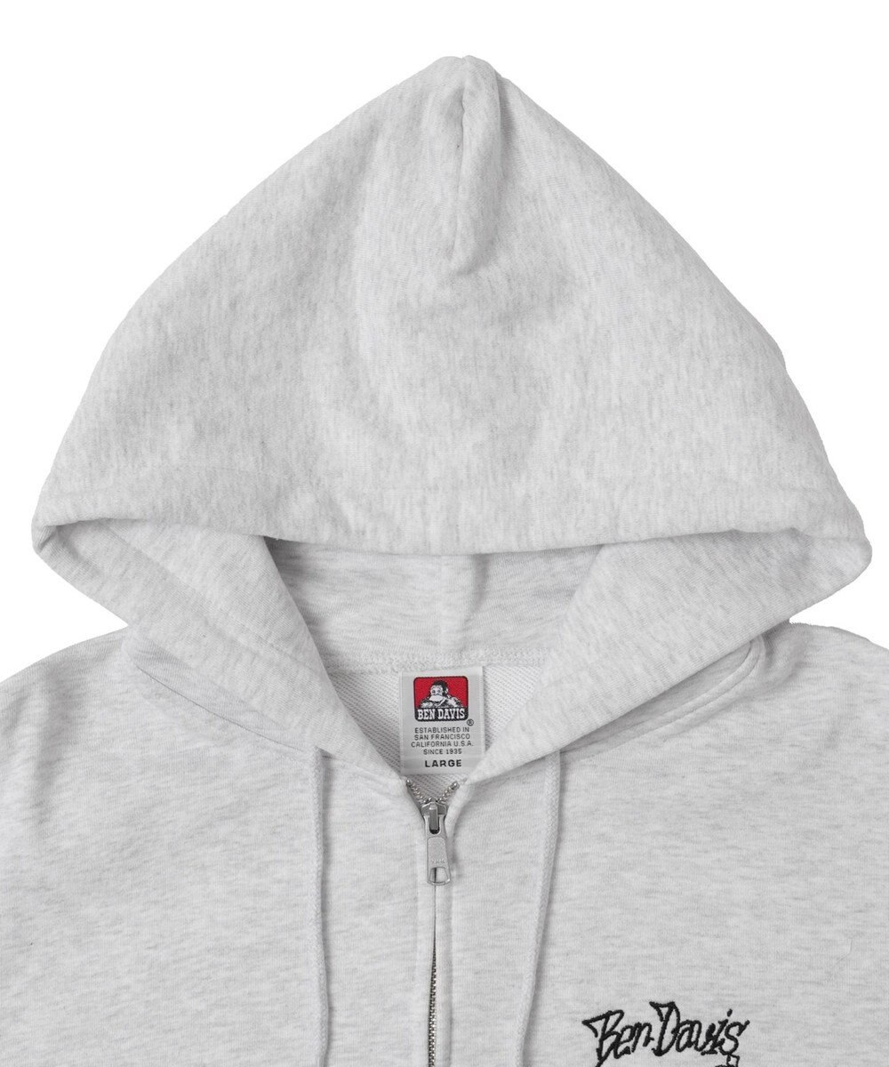 WEGO 【ユニセックス着用ITEM/MLサイズ展開】別注BENDAVISグラフィックジップパーカー 