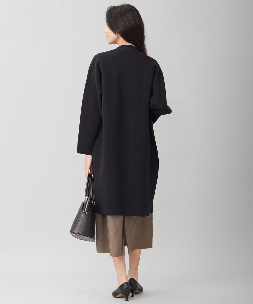 自由区 【洗える】ドライコットンハイゲージニット アウター 