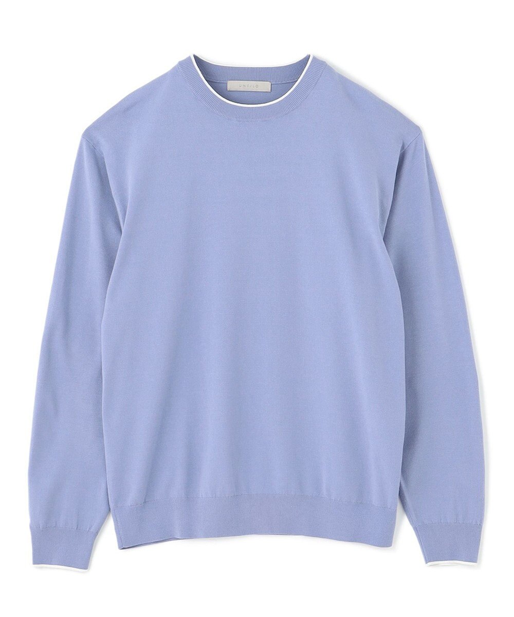 UNFILO MENS スタイリッシュ ニット プルオーバー 