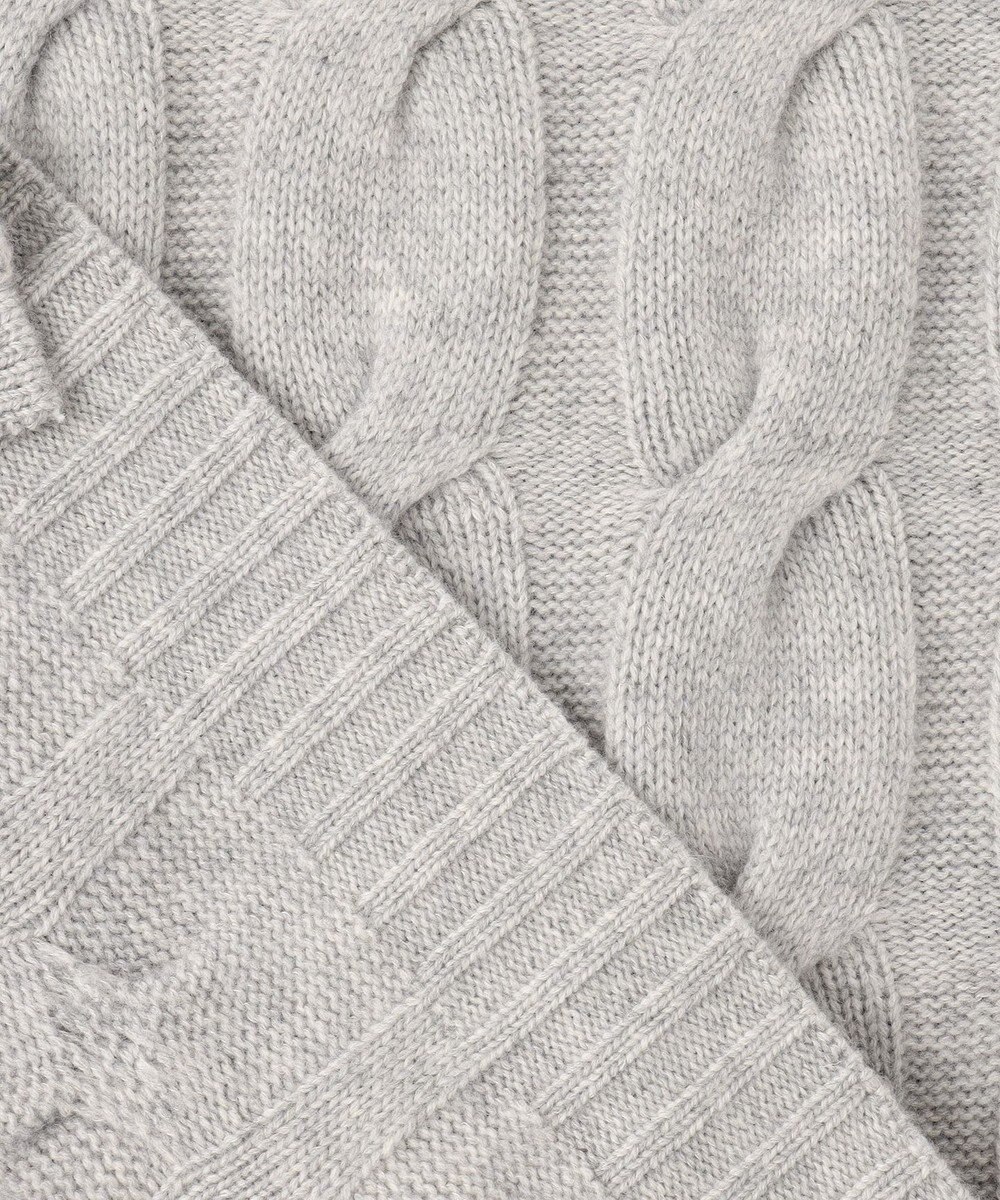 自由区 【洗える】ウールカシミヤブレンド ニットカーディガン 