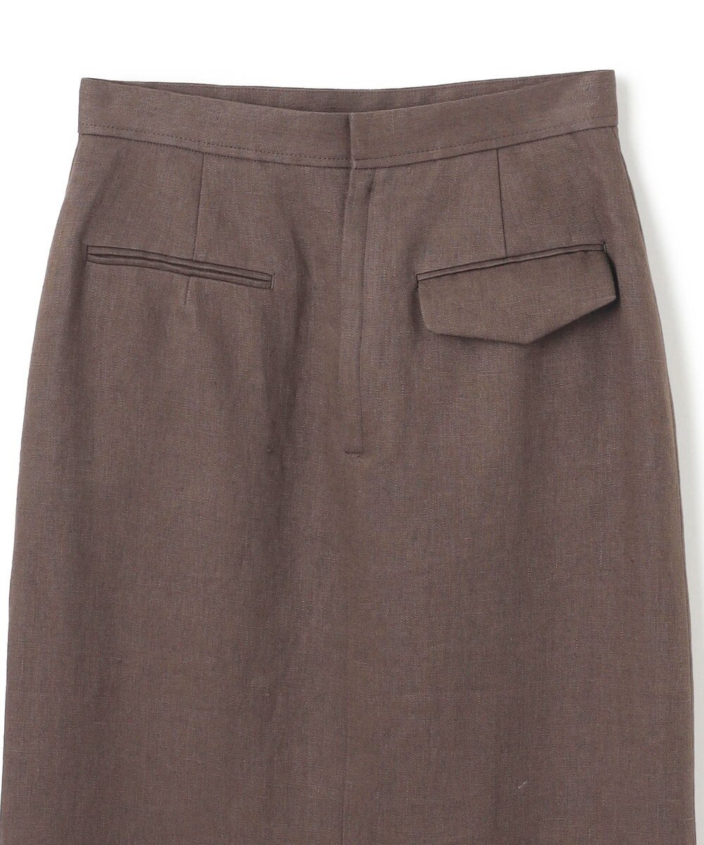 BEIGE， 【Oggi 5月号掲載】CRINUM / Iラインリネンマキシスカート 