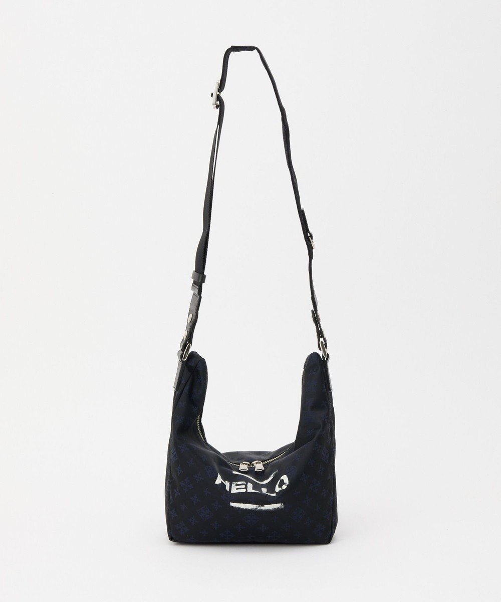 russet ステンシル風プリント ナイロン2WAYミニショルダーバッグ(SF-270) 