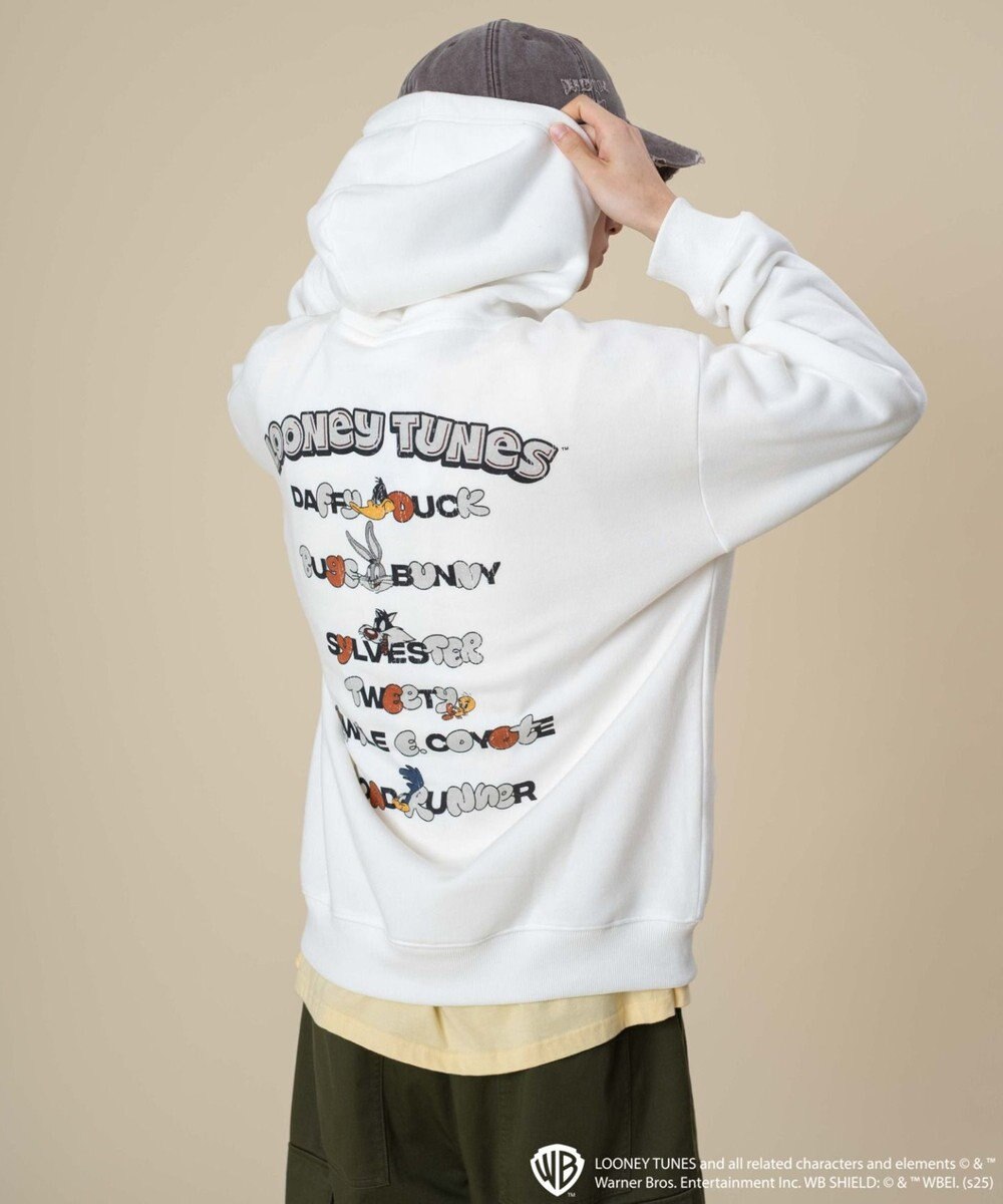 WEGO 【ユニセックス着用ITEM/裏起毛】LOONEYTUNESグラフィックプルオーバー 