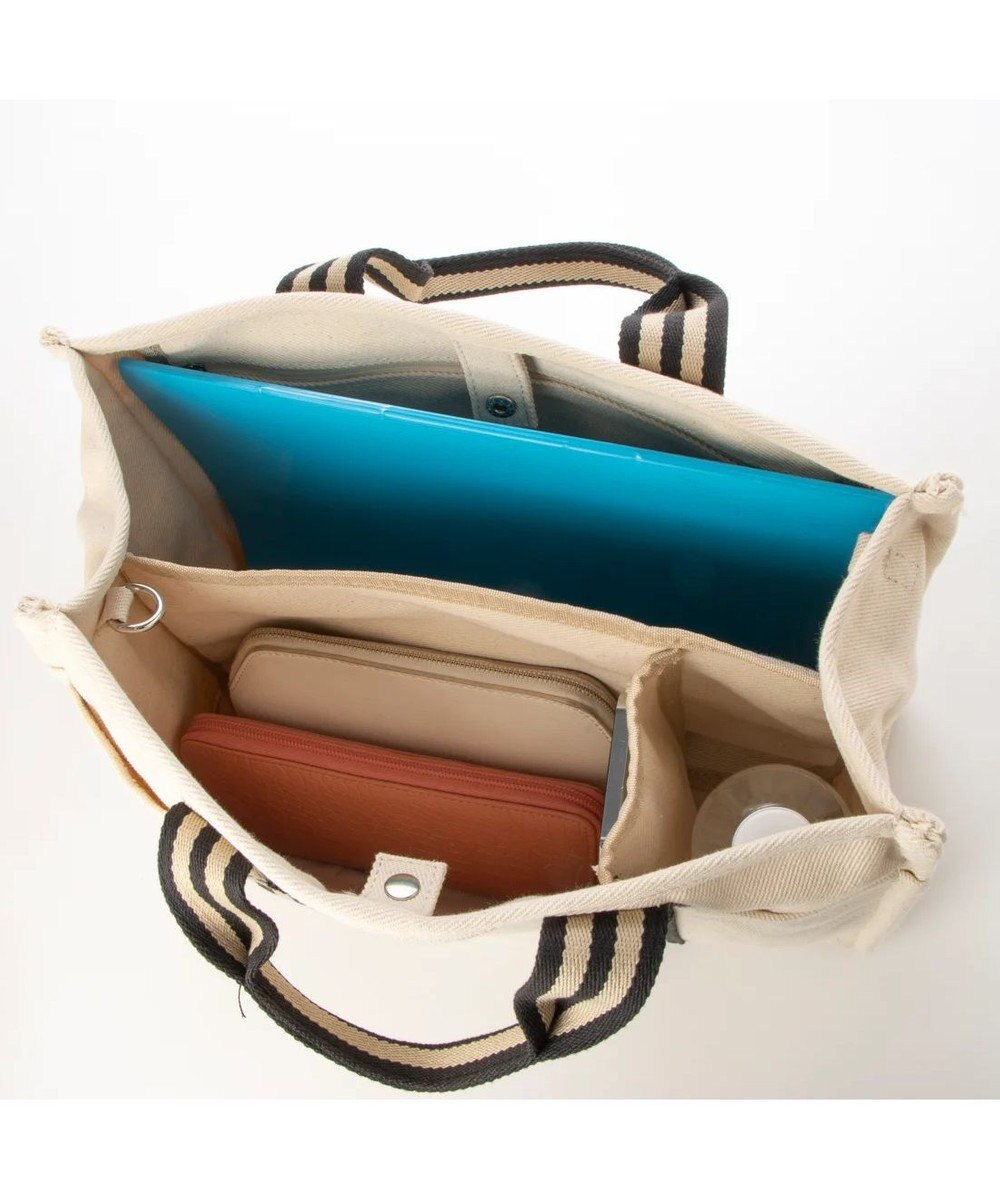 UNBILLION cachecache ラインテープボックスパーテーション2wayトート 