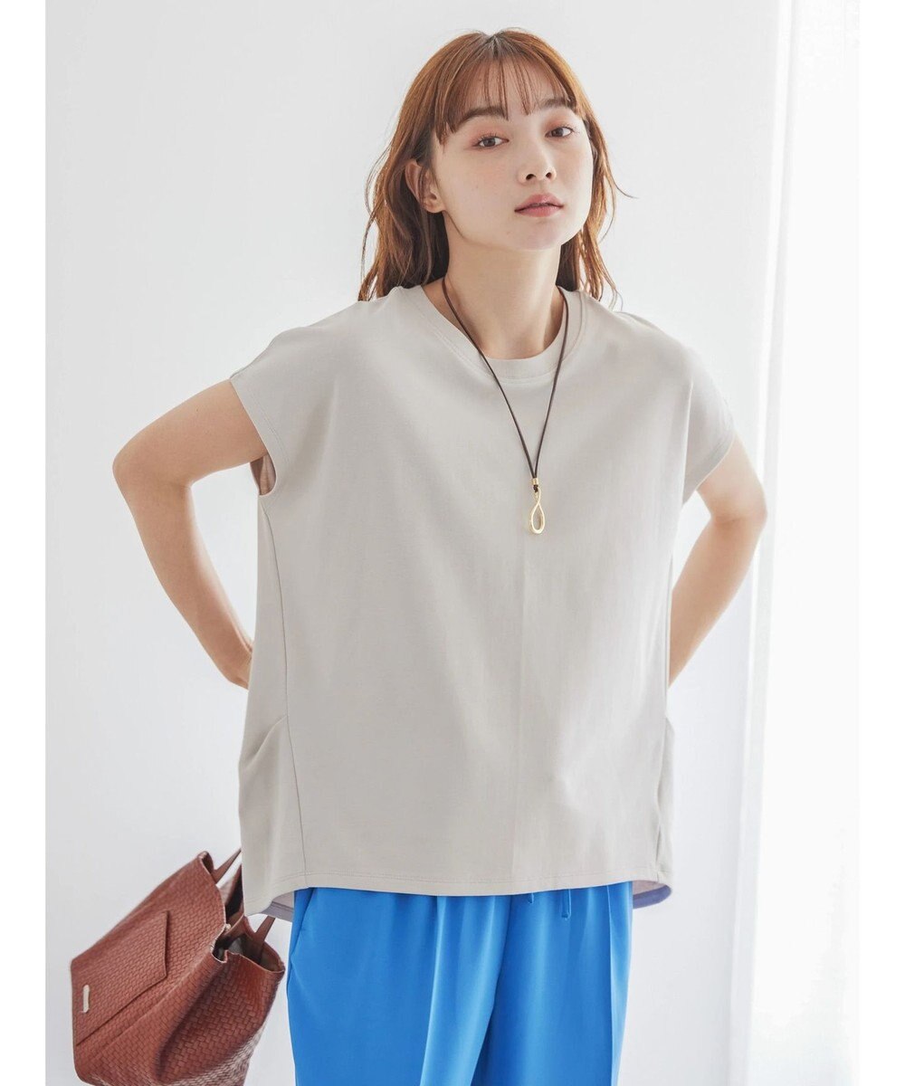 AMERICAN HOLIC キレイＣｏｔｔｏｎフレンチスリーブカットプルオーバー 