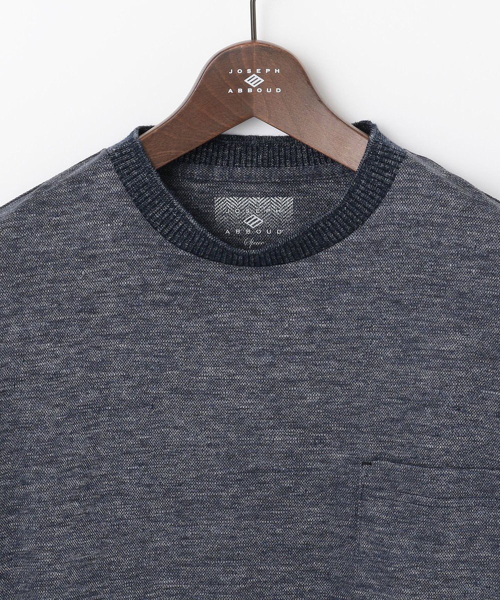 JOSEPH ABBOUD MOUNTAIN 【SPACE／UNISEX】リネンハニカム Tシャツ 