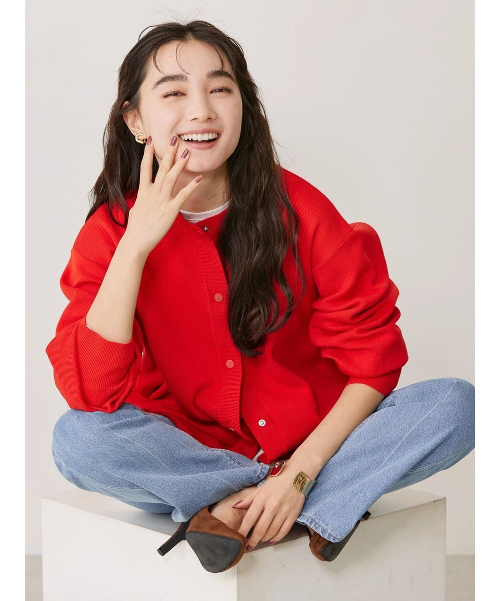 AMERICAN HOLIC エコカルットクルーネックカーディガン 