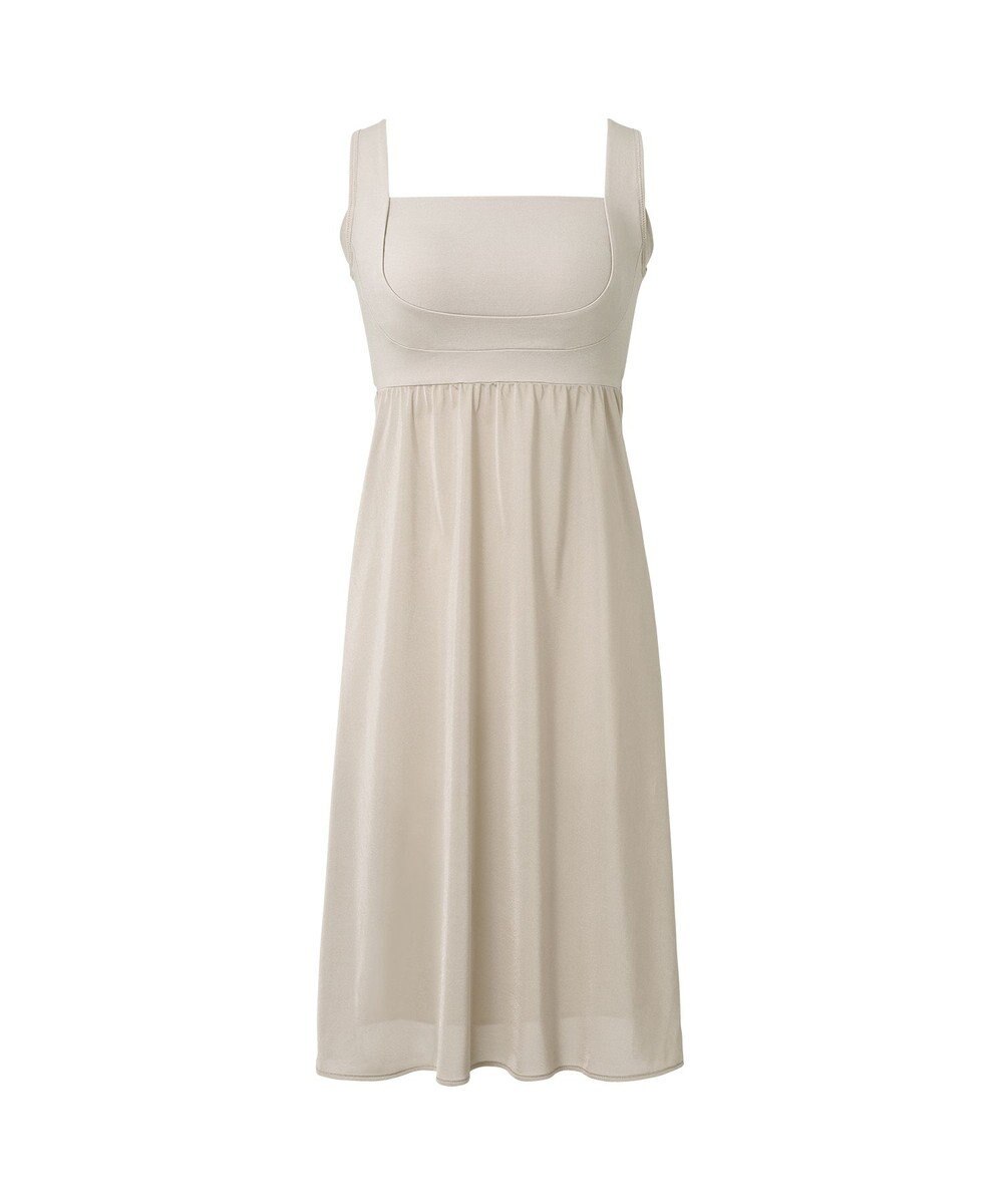 BRADELIS New York 【BRADELIS NewYork peace】綿混楽々dailyバストスリップ25  ノンワイヤー 補正下着 カップ付き ブラキャミ ブラトップ 