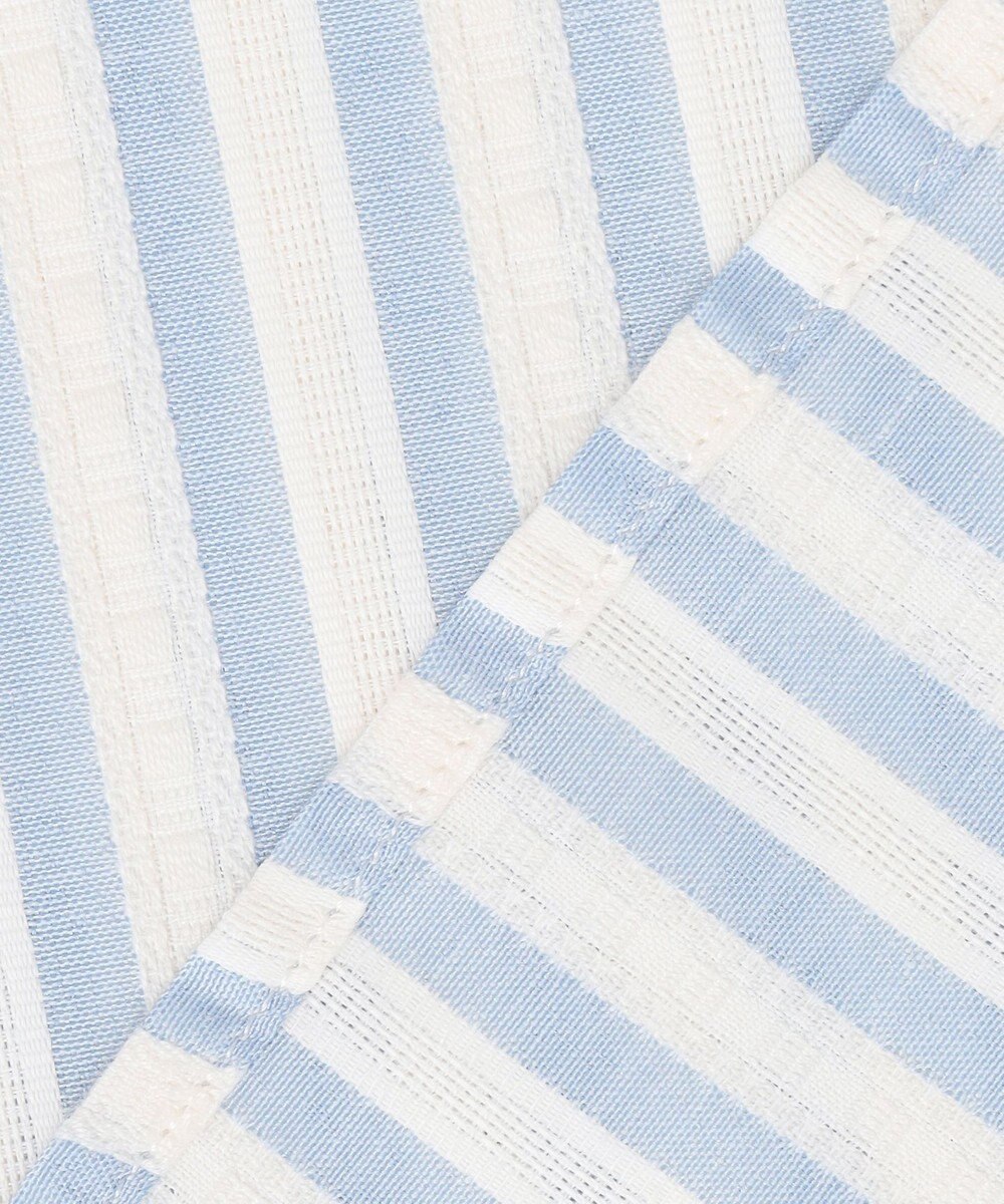 J.PRESS YORK STREET 【WOMEN】サイドドローストリング シャツブラウス 