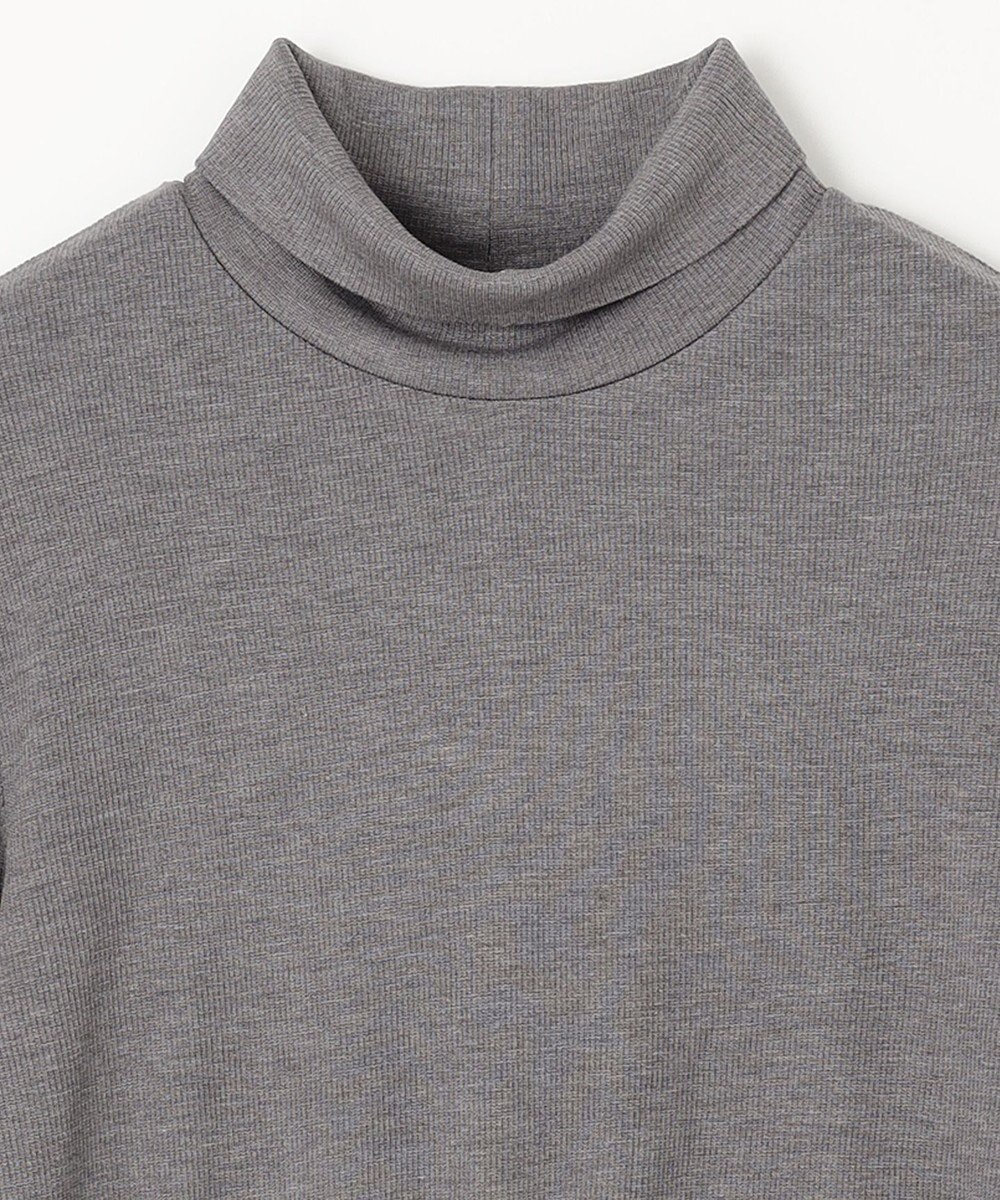 ANY 【洗濯機可】ソフトタッチリブタートルネック 