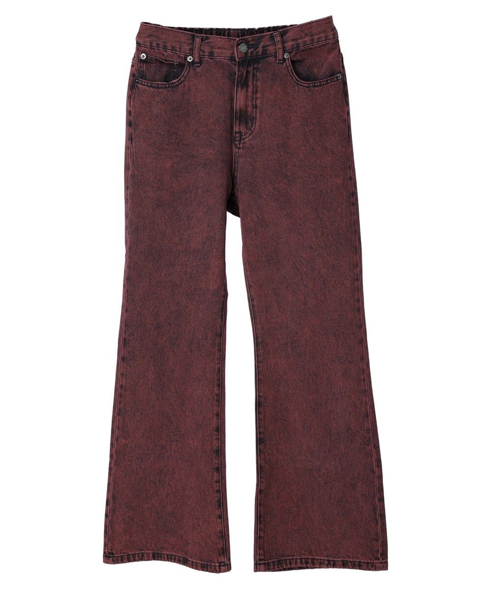 Green Parks ・ＳＵＧＡＲ　ＳＰＯＯＮ　カラーデニムフレアパンツ 