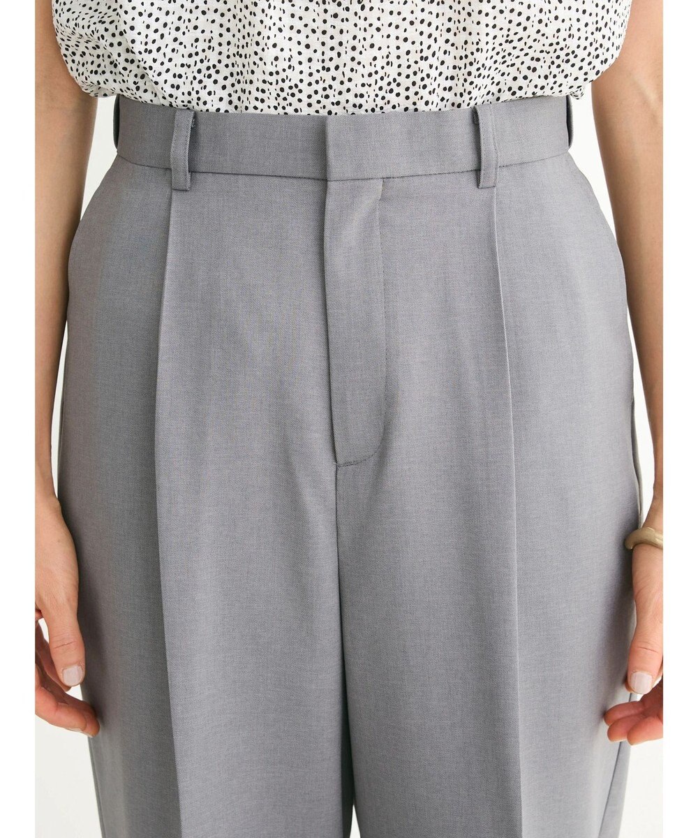 Green Parks きれいシルエットパンツ（ワイドストレート） 