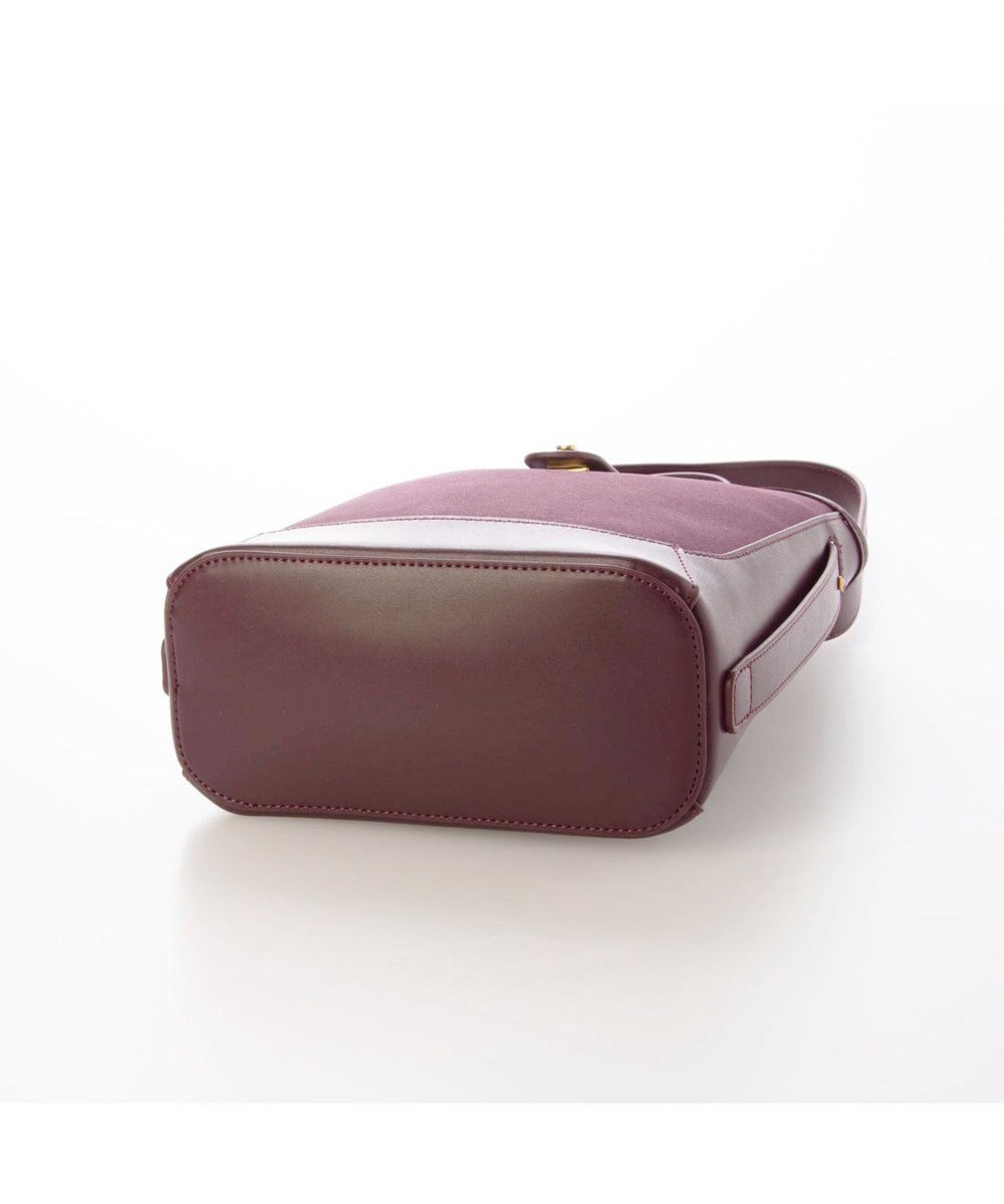 UNBILLION カシュカシュ cachecache / スエード調×スムースおこし金具ショルダーバッグ 