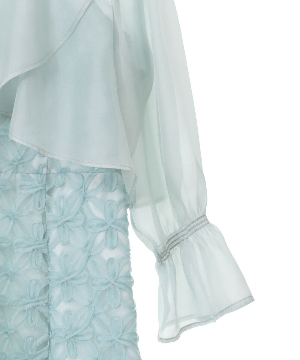 earth music&ecology SET2点シアーブラウス＋3Dレースワンピース 