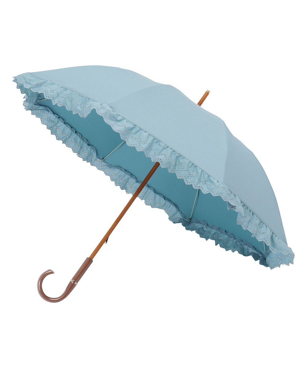 MOONBAT GRACY(グレイシー) 晴雨兼用日傘 長傘 T/C Eyelet lace Frill 