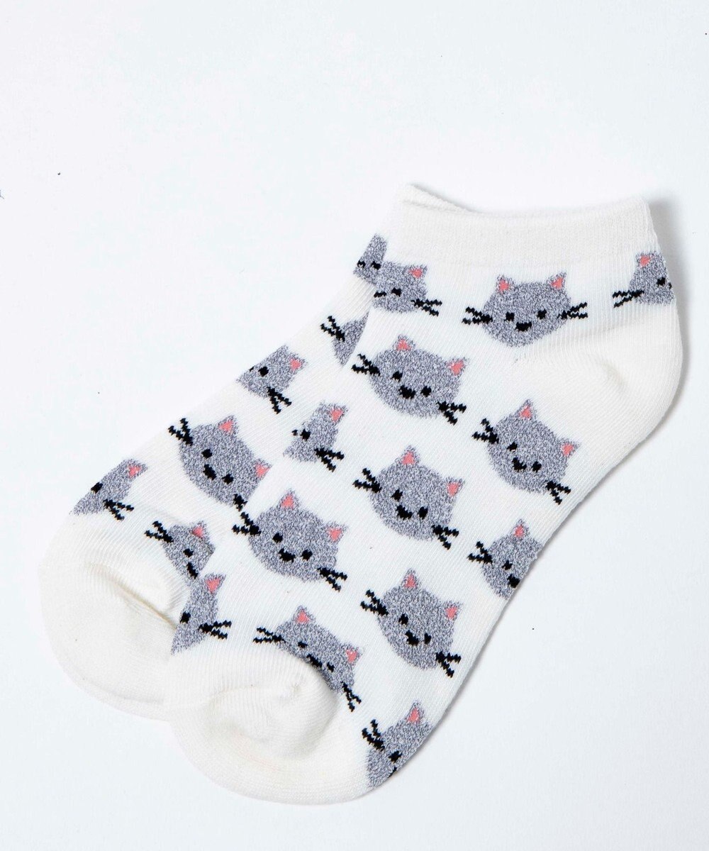 WEGO アニマル総柄ショートソックス 