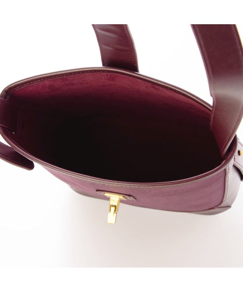 UNBILLION カシュカシュ cachecache / スエード調×スムースおこし金具ショルダーバッグ 