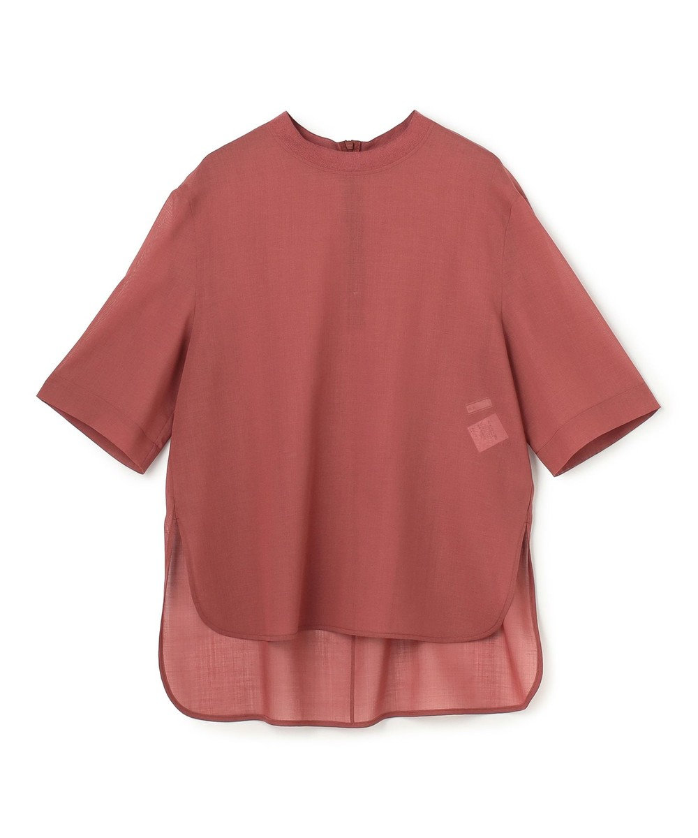 BEIGE， MOYE / スカーフ付き ハーフスリーブブラウス 