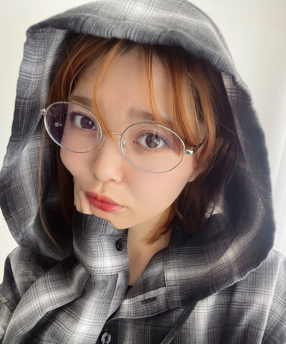 WEGO 【ユニセックス着用ITEM】オーバルメタルフレームアイウェア 