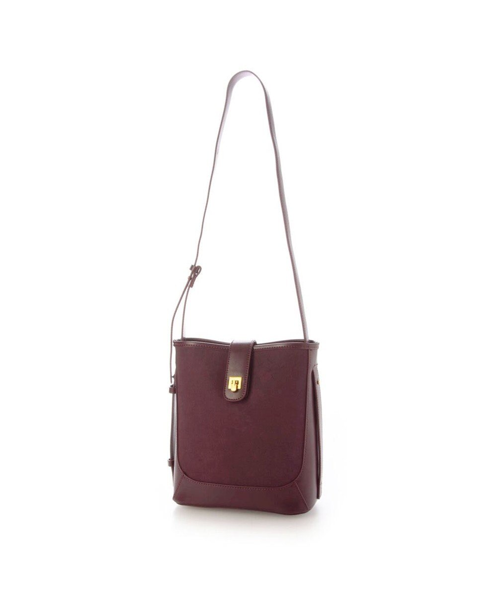 UNBILLION カシュカシュ cachecache / スエード調×スムースおこし金具ショルダーバッグ 