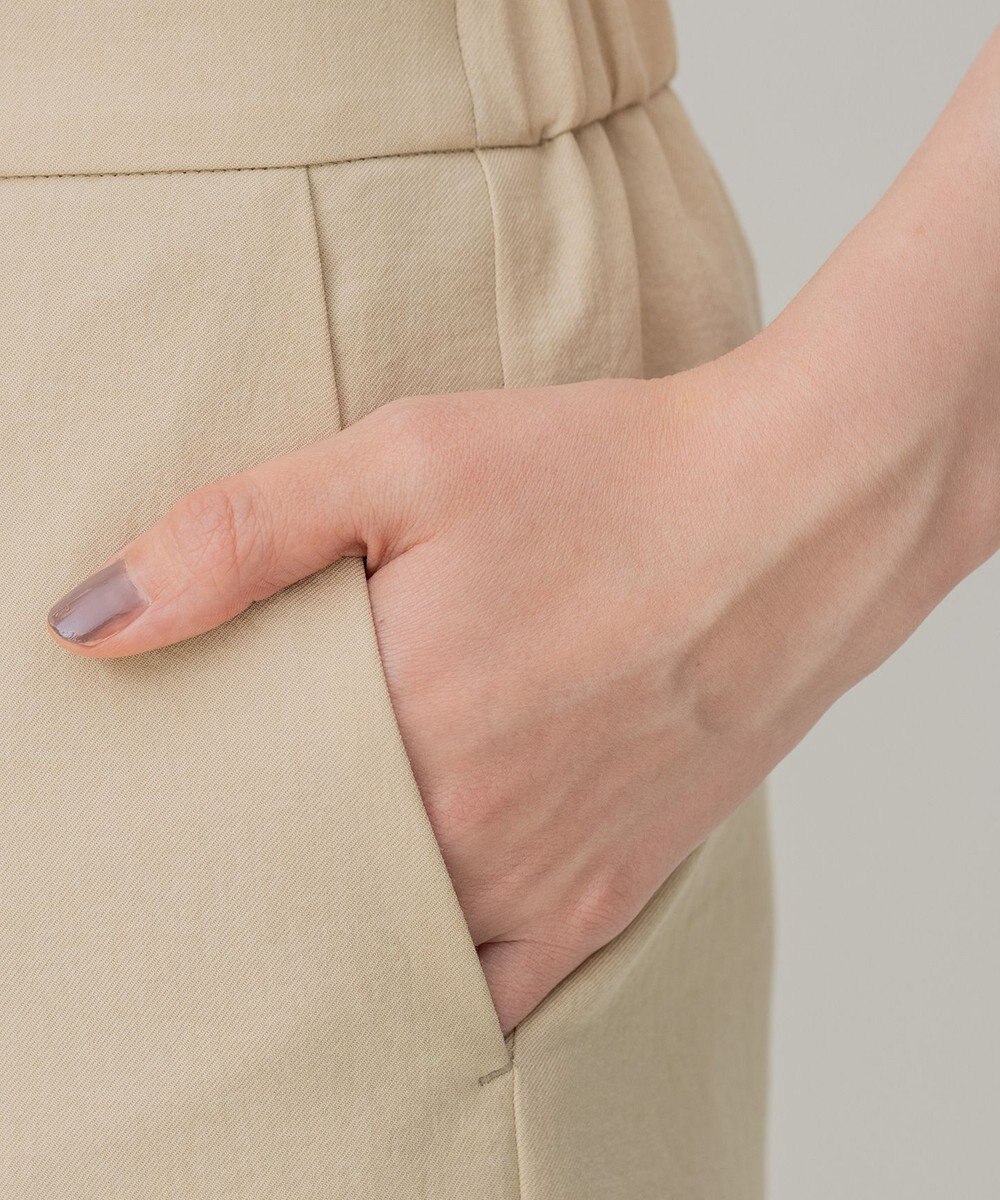 自由区 L リネンライクツイル フレックス パンツ 