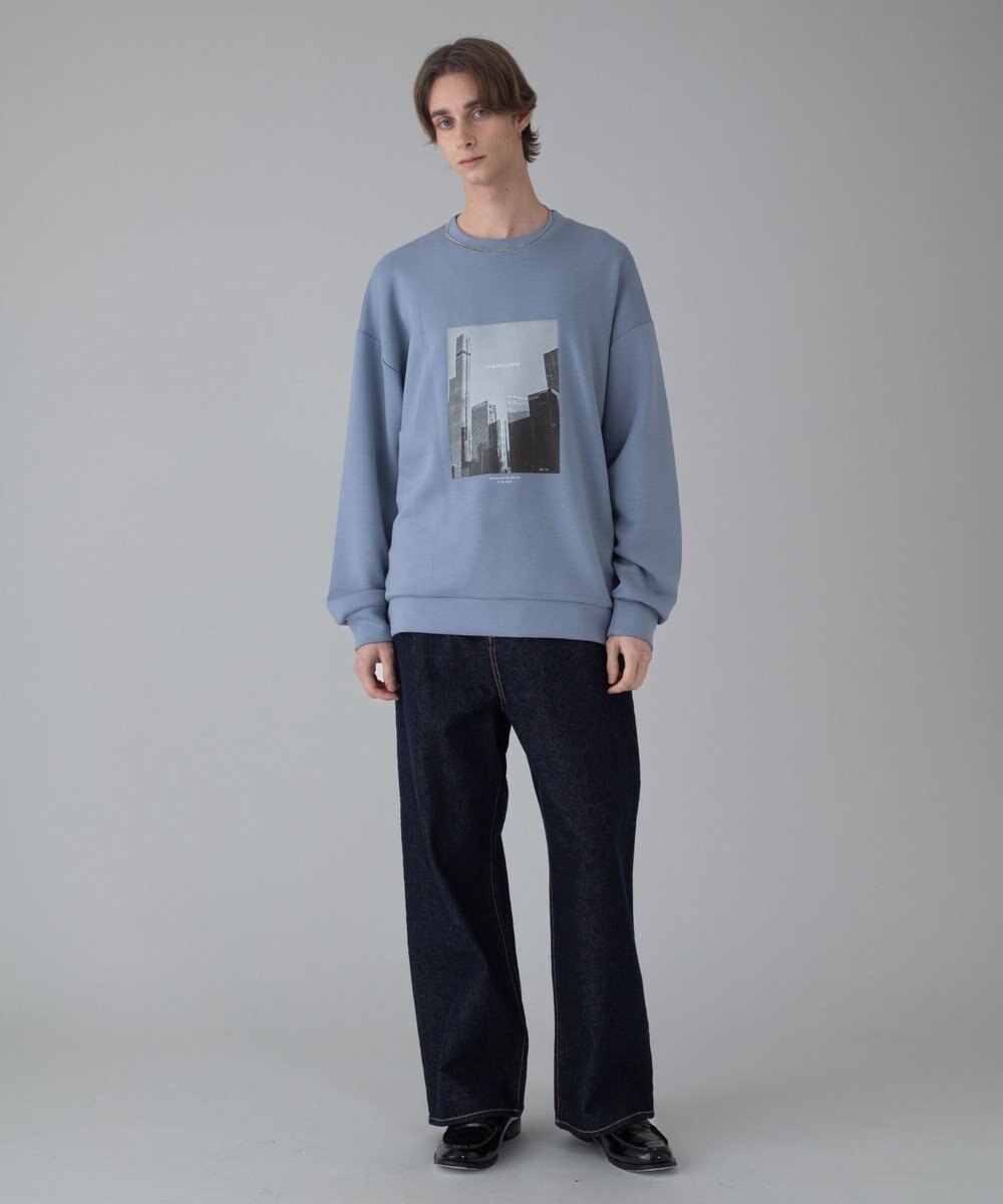 WEGO 【ユニセックス着用ITEM/SMLサイズ展開/ウエスト調整可】バギーデニムパンツ 