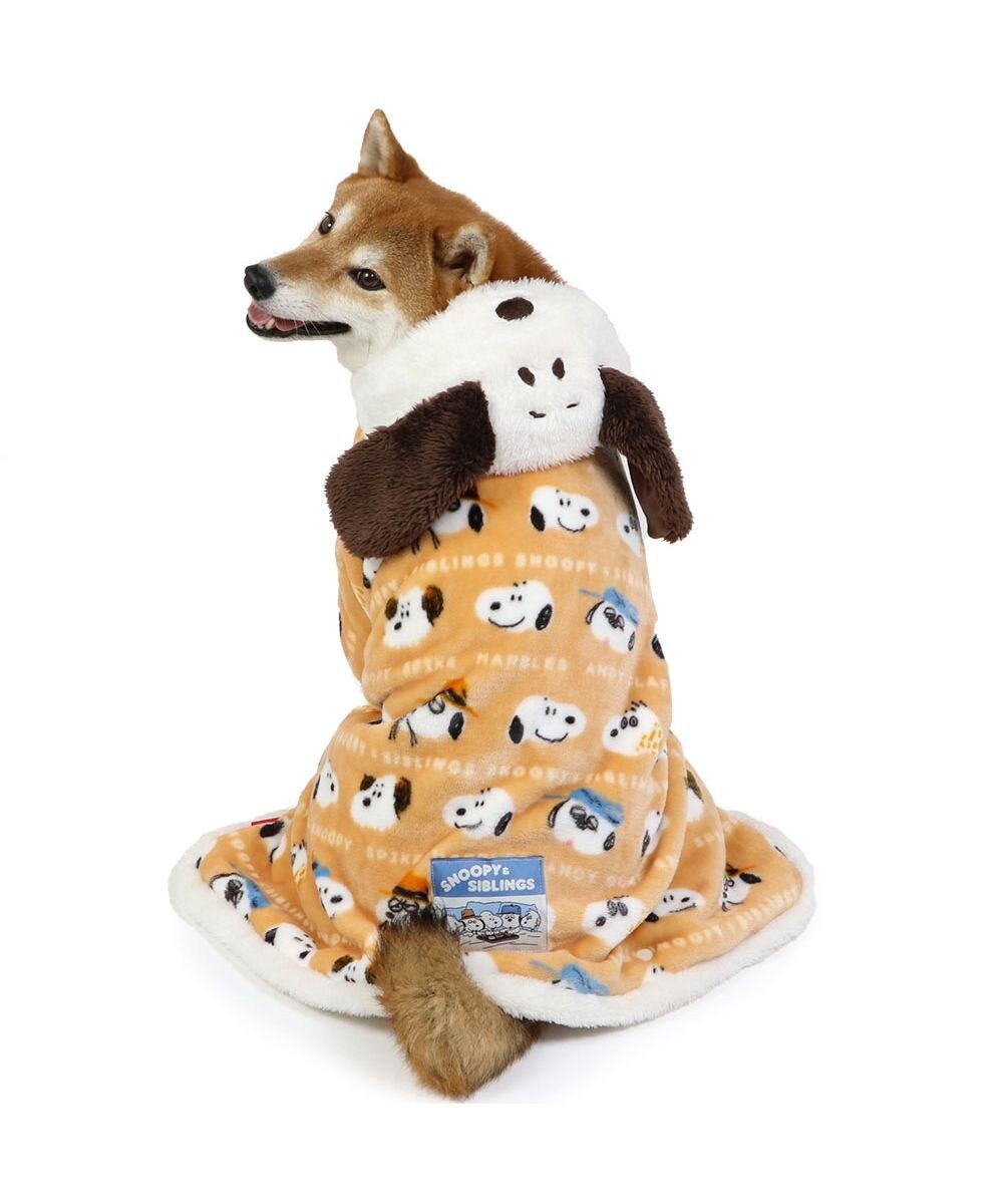 PET PARADISE スヌーピー 着る毛布 《ブラザー柄》 中型犬 大型犬 