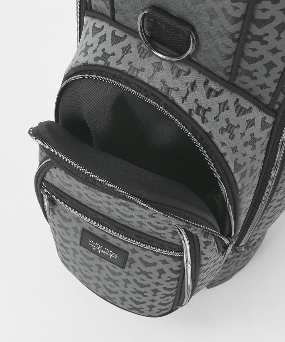 23区GOLF 【UNISEX】モノグラムライトキャディバッグ　ベテランゴルファーにもおすすめなモダンデザイン 