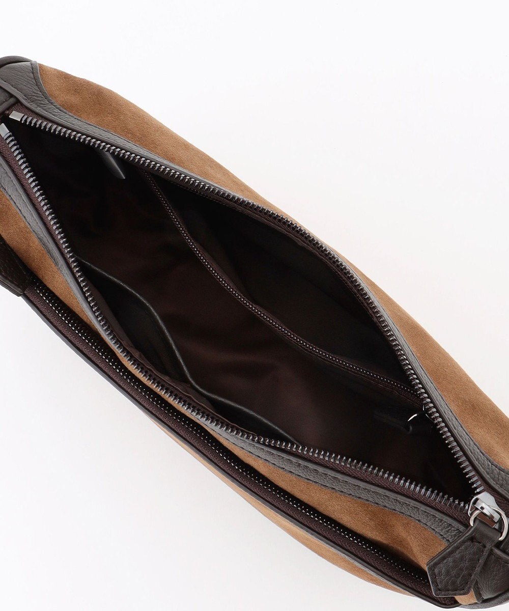 JOSEPH ABBOUD  【軽量/コンパクト】ライトスウェード ハーフムーン　バッグ 