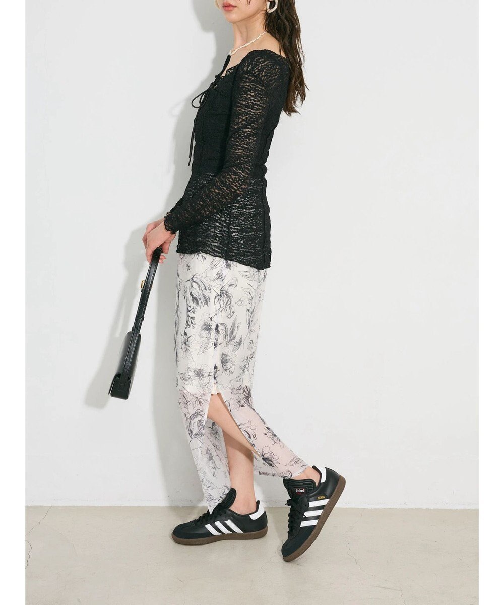 Green Parks カットワークデザインレーストップス 