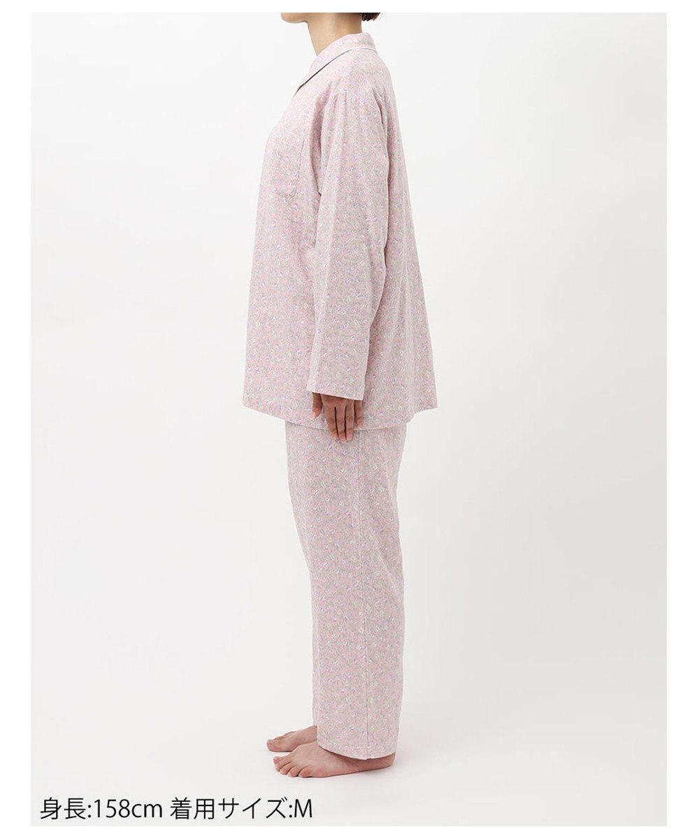 Wing パジャマ 長袖 長ズボン 綿100%(本体) 二重ガーゼ素材 レディース EP7043 ウイング／ワコール 