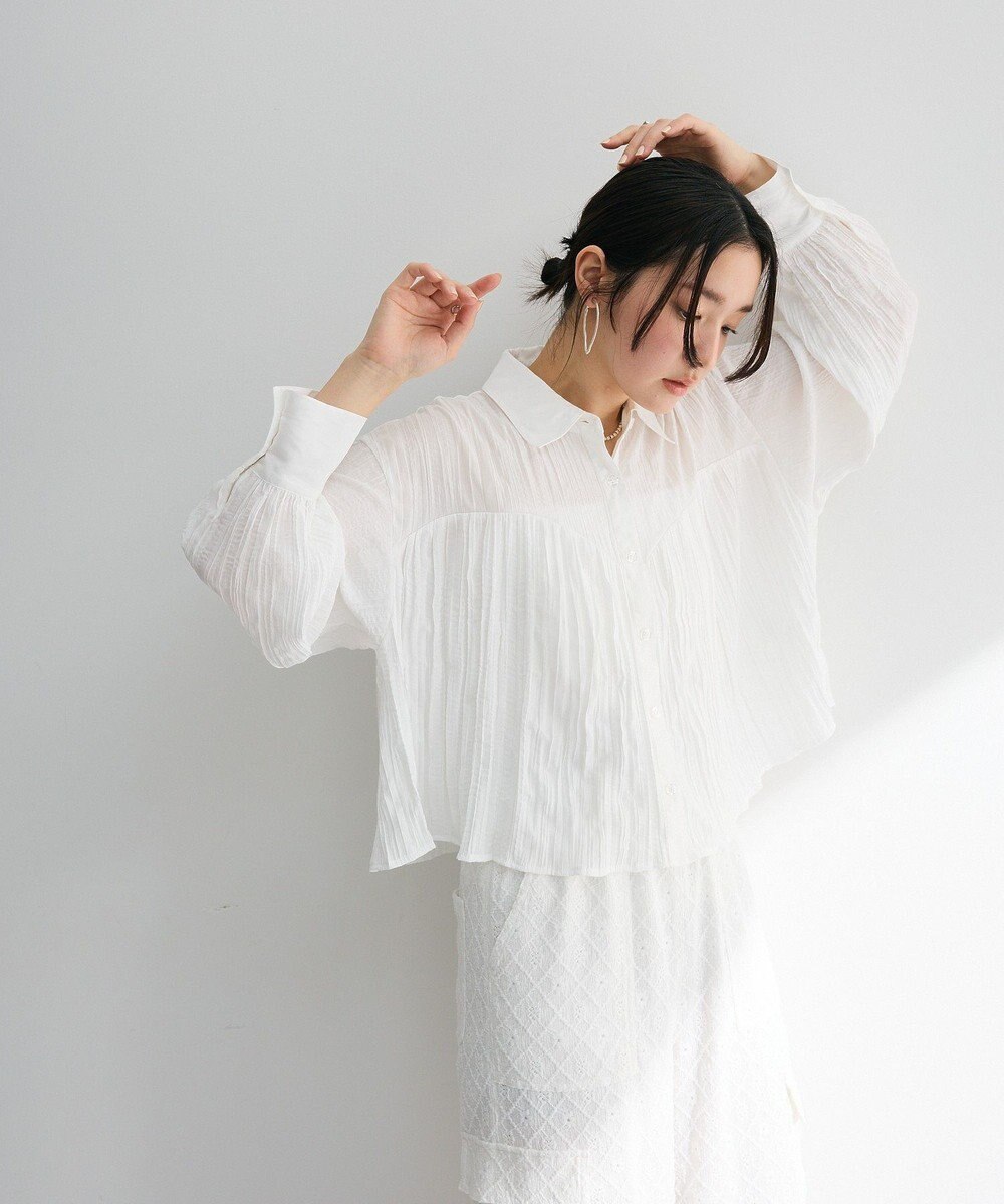 Green Parks ・ＳＵＧＡＲ　ＳＰＯＯＮ　ワッシャーキリカエブラウス 