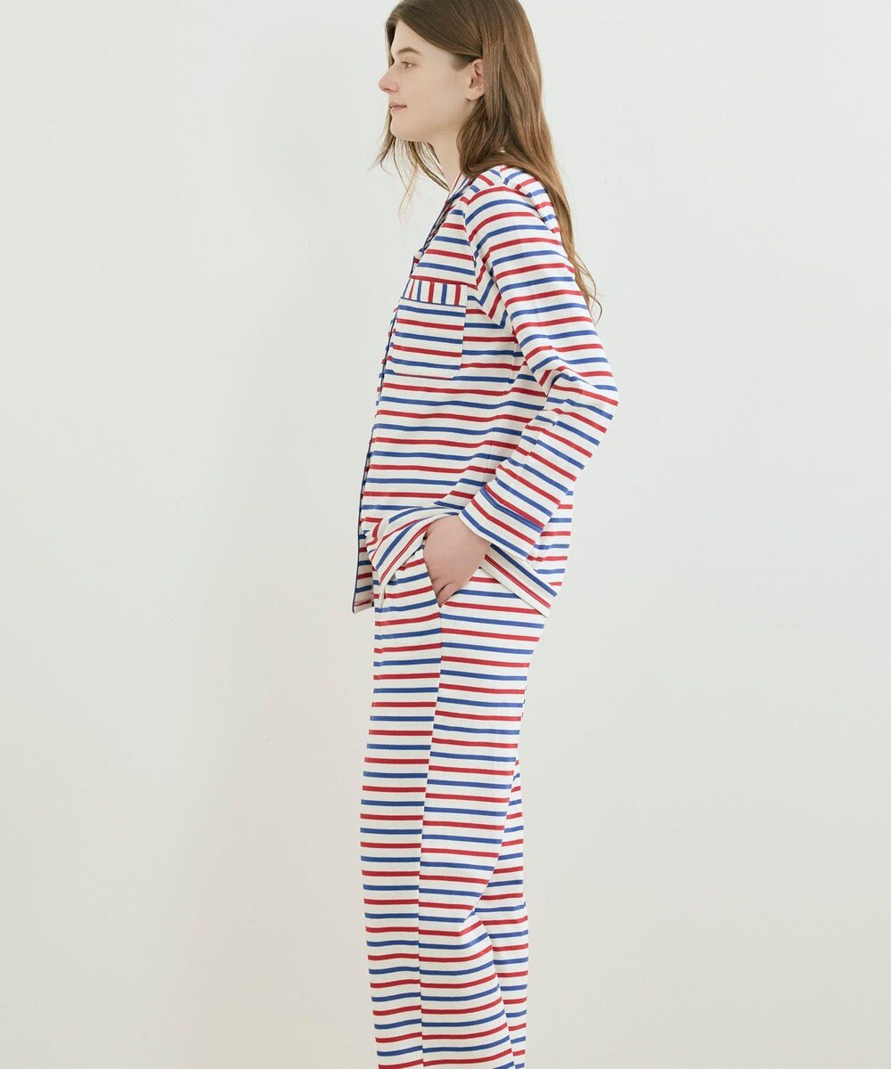 une nana cool 【綿100%】トリコロールパジャマ 